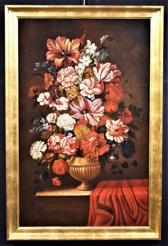 Still life of flowers - Nicolas Baudesson&#039;s (1611–1680) workshop - Paintings & Drawings Style Louis XIV